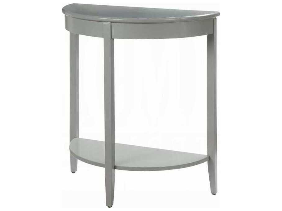 Justino Half Moon Console Table in Grey
