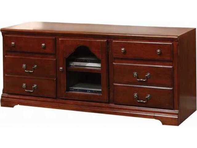 Hercules Traditional TV Stand in Cherry Finish