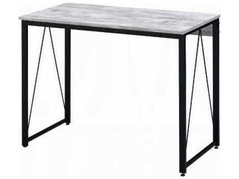 Zaidin Antique White Black Writing Desk