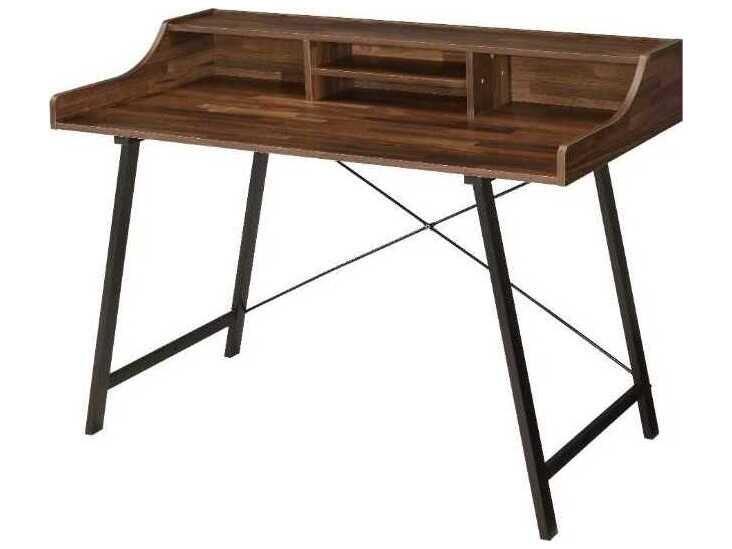 Sange Walnut Black Brown Writing Desk