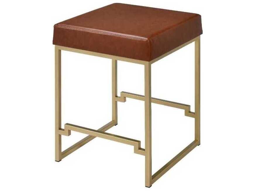Boice Faux Leather Counter Stool