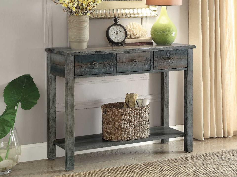 Glancio Rectangular Wood Console Table
