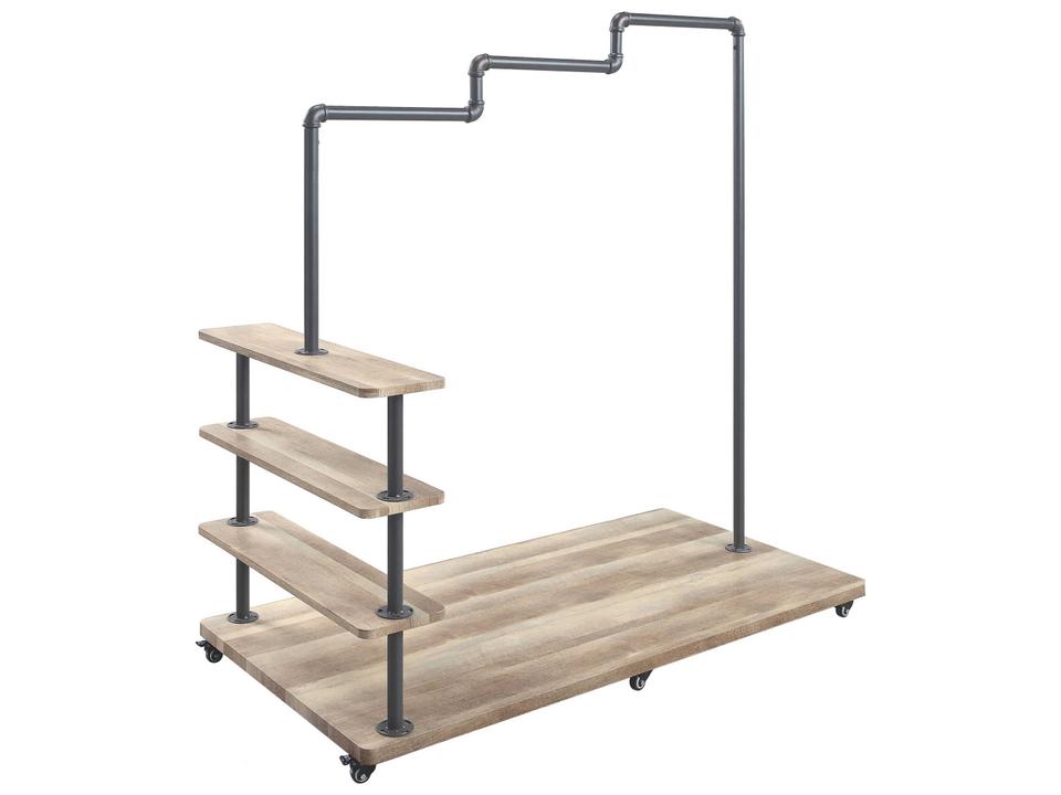 Brantley Oak Sandy Gray Hanger Rack