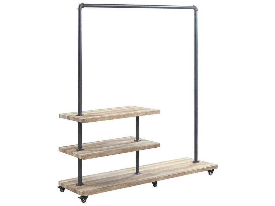 Brantley Oak Sandy Gray Hanger Rack
