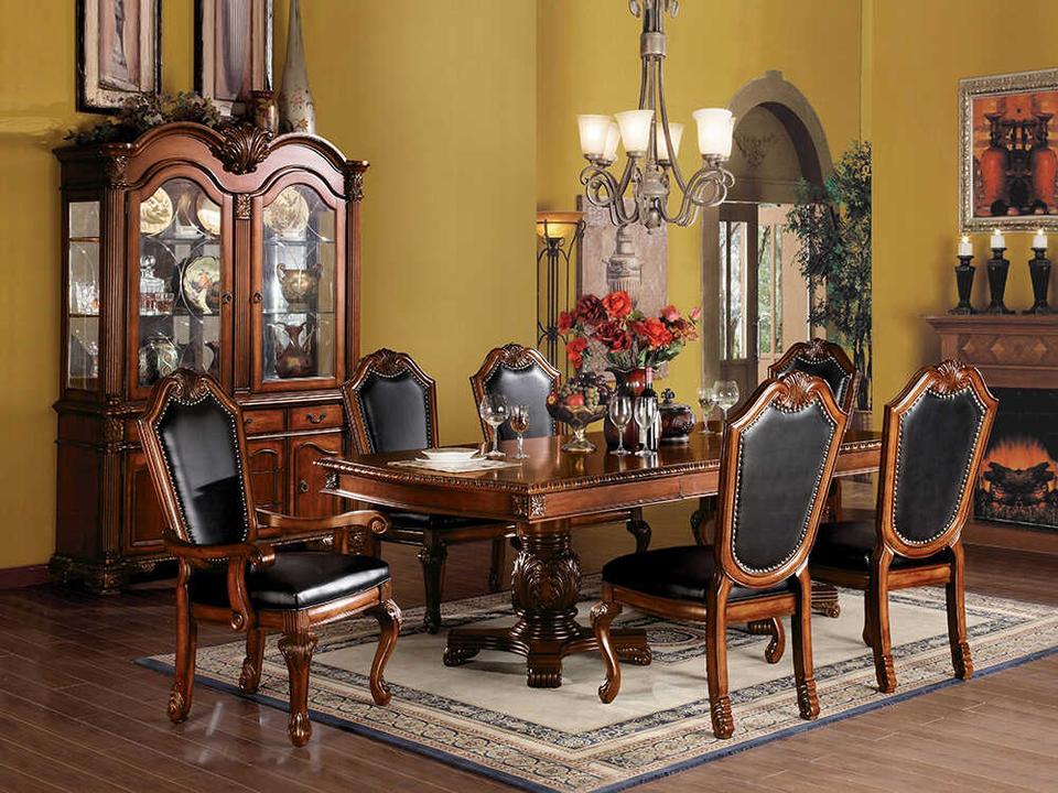 Chateau De Ville Rubberwood Dining Room Set