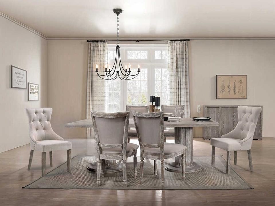Gabrian Rubberwood Dining Room Set