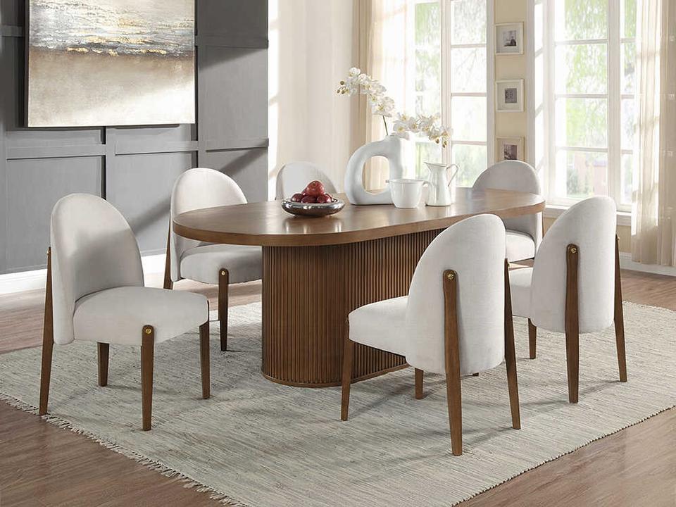 Gamarya Oak Wood Dining Room Set