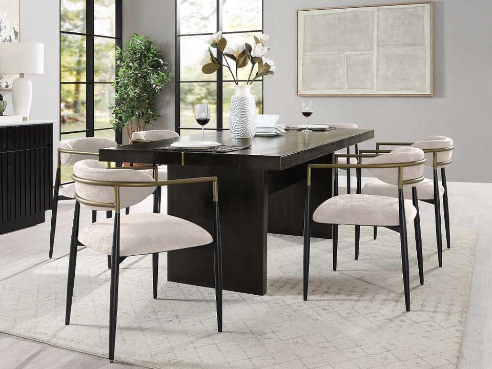 Jaramillo Oak Wood Dining Room Set