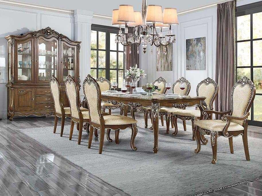 Latisha Poplar Wood Dining Room Set
