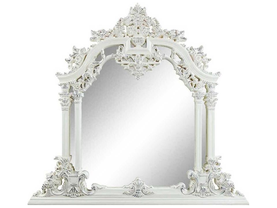 Vanaheim Antique White Dresser Mirror