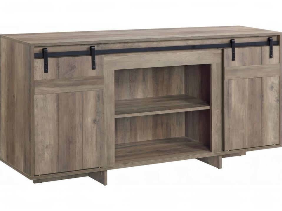 Bellarosa 60" Gray Washed Media Console