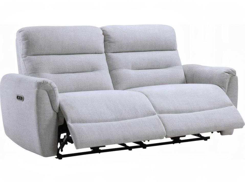 Eastre Power Reclining Chenille Sofa with USB Port in Beige