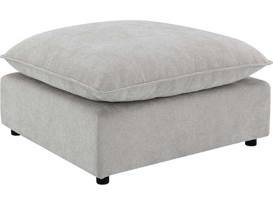 Marisa Beige Upholstered Ottoman