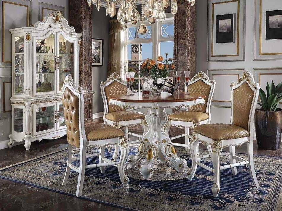 Picardy Rubberwood Counter Dining Room Set