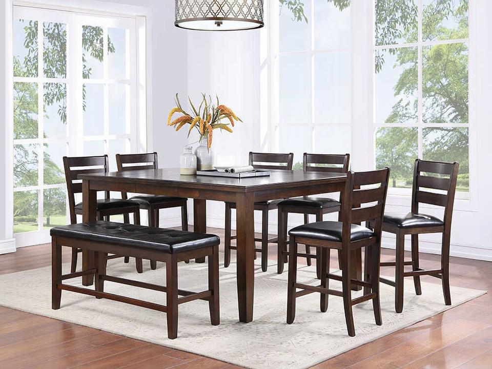 Urbana Rubberwood Dining Room Set
