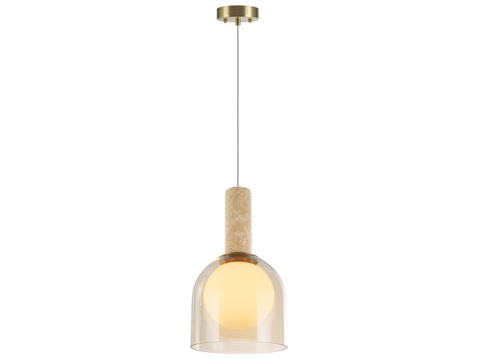 Juna 1-Light Mini Pendant Light in Brass