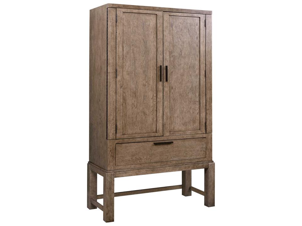 Skyline Brook Armoire in Smoke Finish