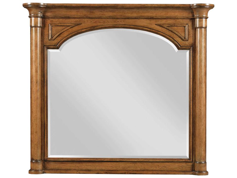 Berkshire Mayview Rectangular Mirror in Cognac Finish