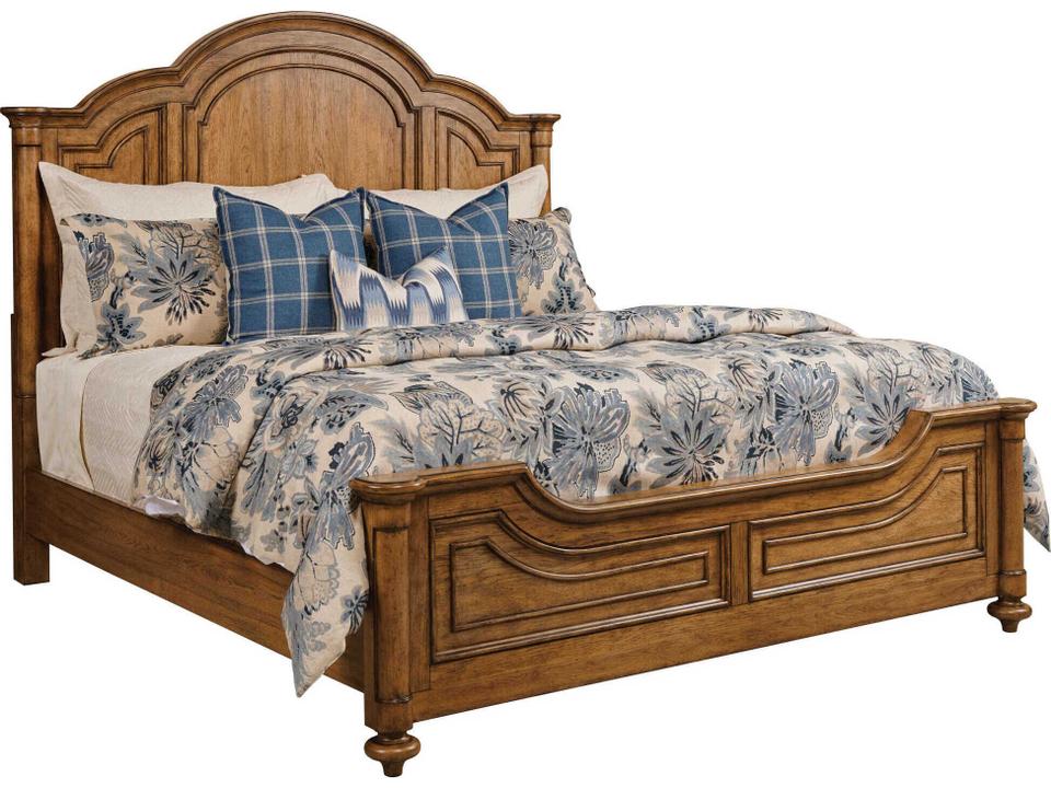 Berkshire California King Panel Bed in Cognac Finish