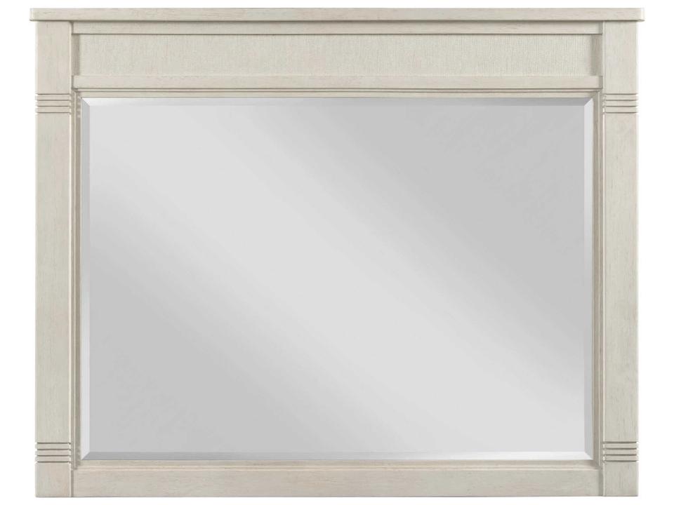 Grand Bay Lewes Landscape Mirror in Egret Finish