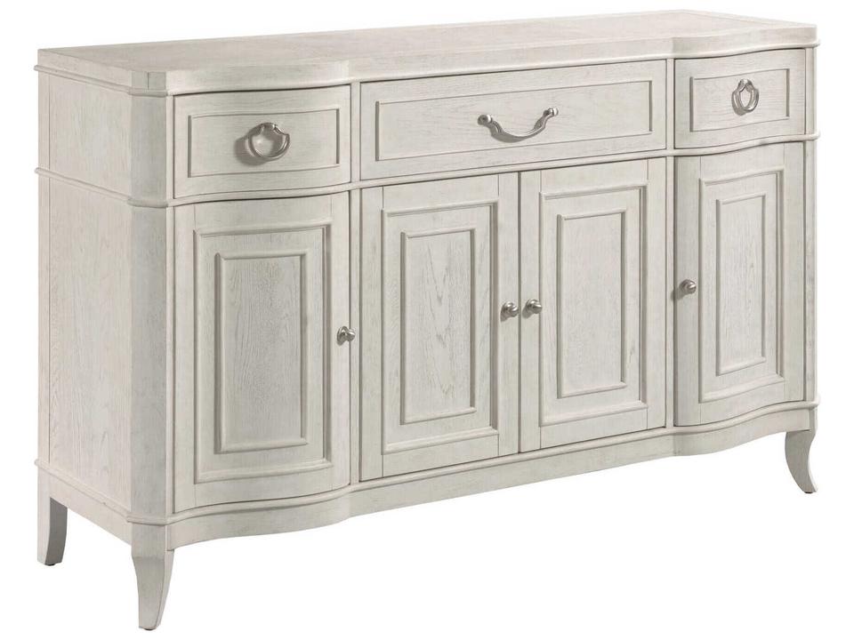 Harmony Emelie Server Buffet with Marble Top in Eggshell