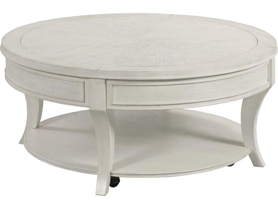 Harmony Marcella Round Coffee Table in Eggshell