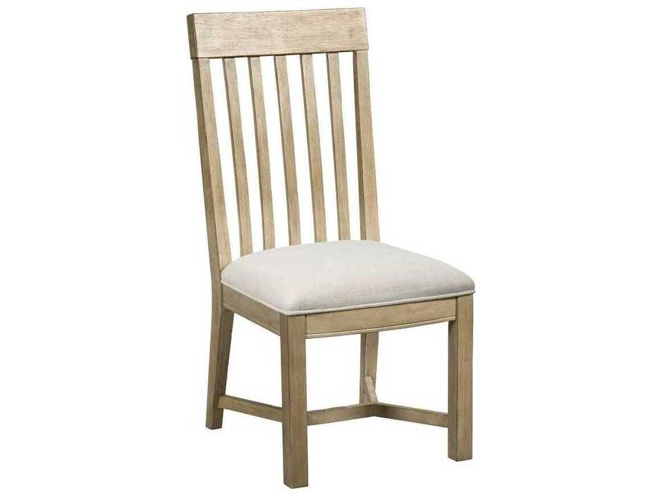 Litchfield James Hardwood Brown Upholstered Armless Dining Chair