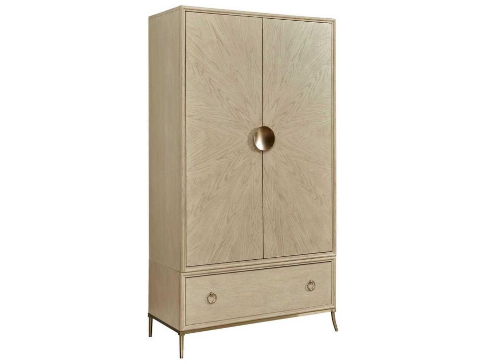 Lenox Astral Armoire in Rich Clear Lacquer