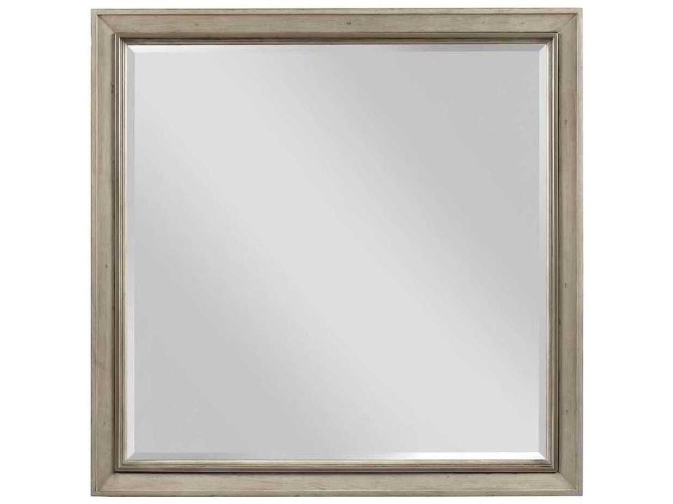 West Fork Parks Square Mirror in Aged Taupe