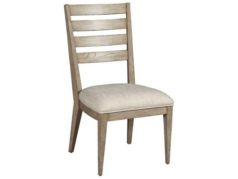 West Fork Brinkley Elm Wood Brown Upholstered Armless Dining Chair