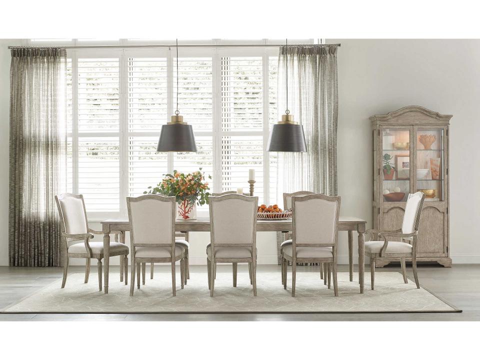 Cambric Oak Wood Dining Room Set