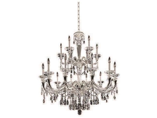 Jolivet 18-Light Silver Traditional Candelabra Chandelier
