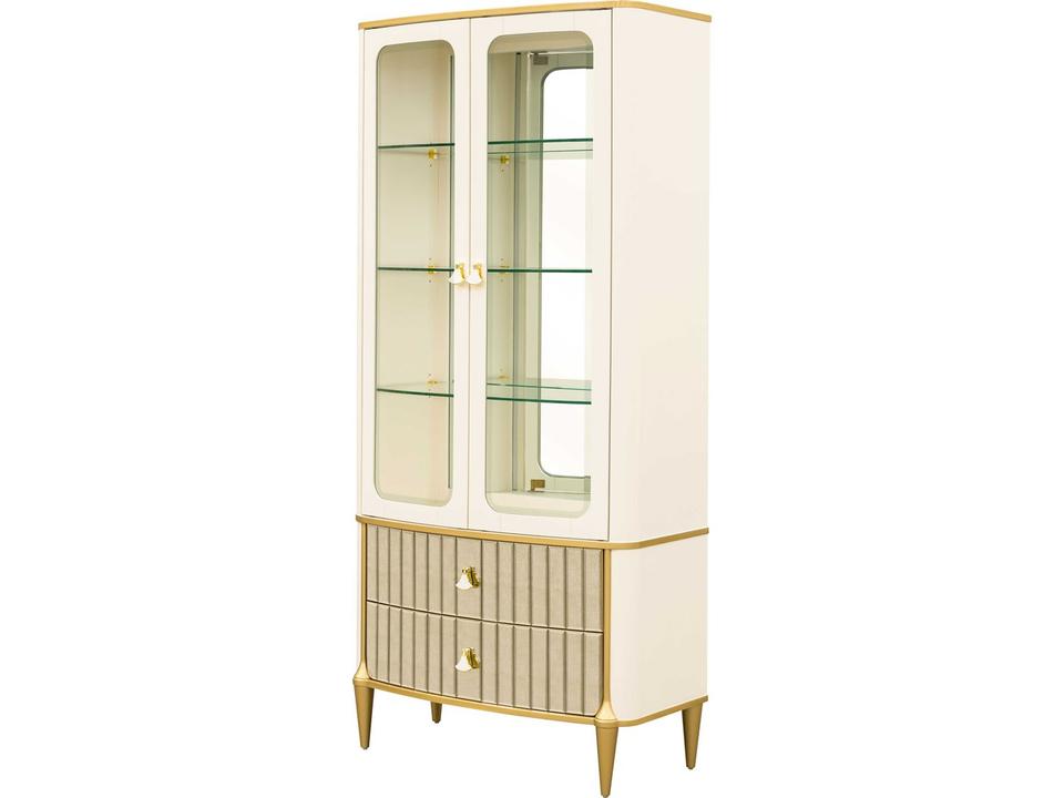 Scotts Square Display Cabinet in Light Champagne