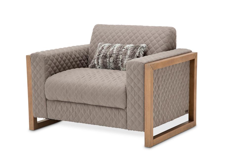 Hudson Ferry Upholstered Chair and a Half in Slate