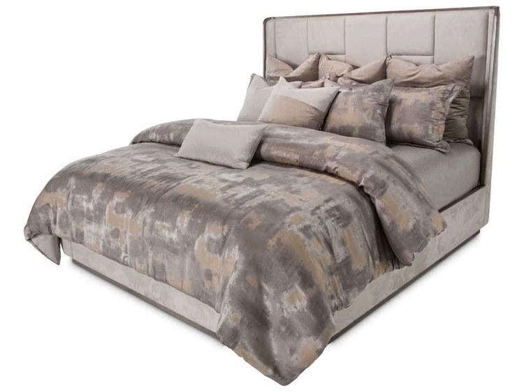Roxbury Park California King Multi-Panel Upholstered Bed in Slate