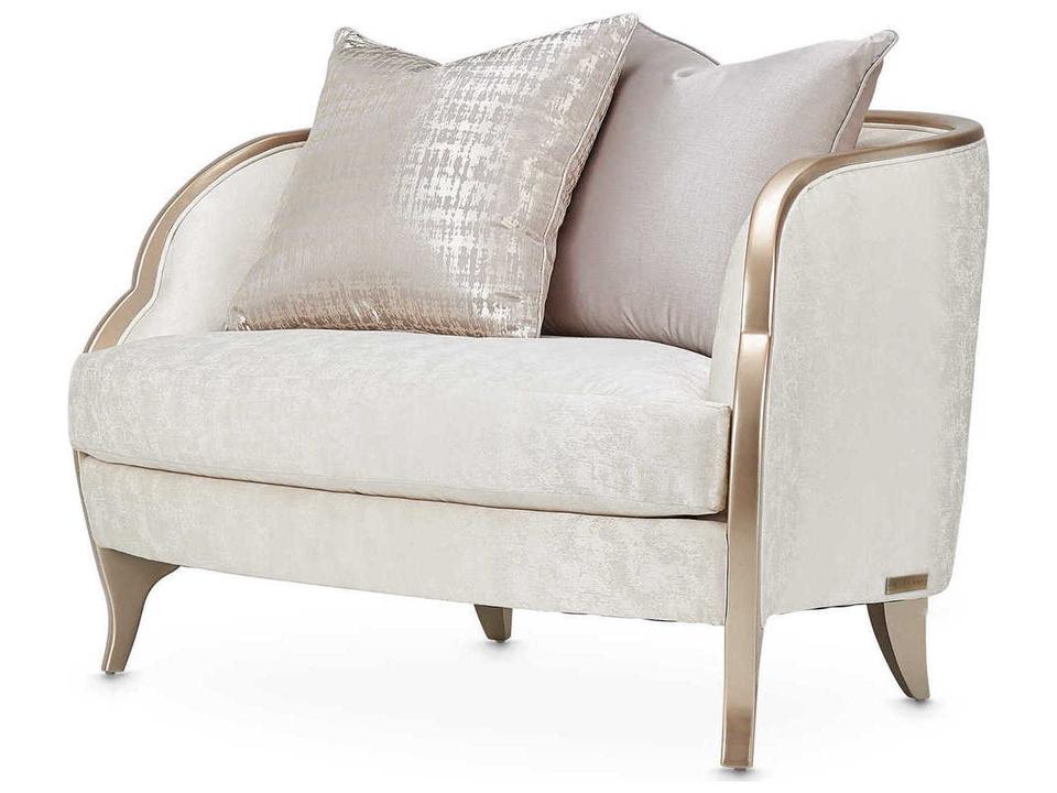 Malibu Crest Cloud White Tonal Jacquard Chair and a Half