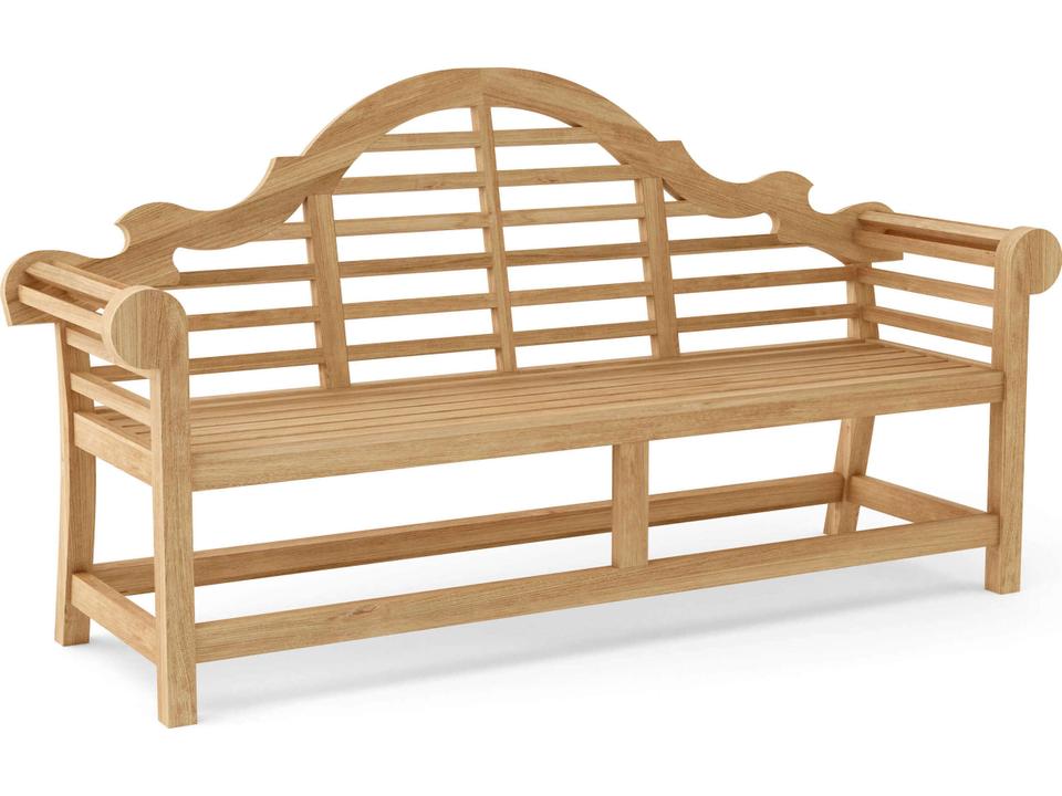 Marlborough 3-Seater Outdoor Bench in Natural Teak