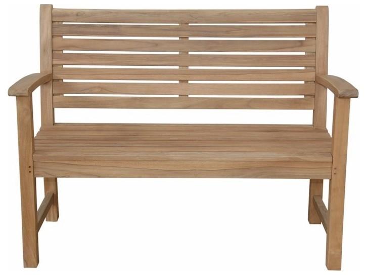 Victoria 48-Inch 2-Seat Outdoor Teak Bench with Waterbase Sealer
