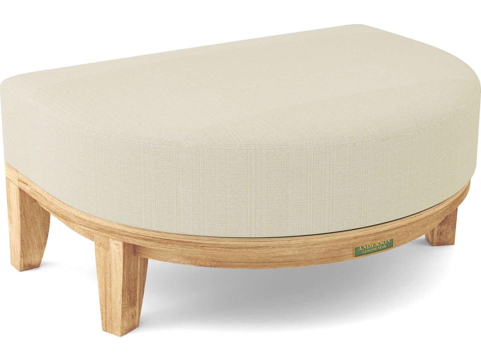 Coronado Deep Seating Teak Outdoor Ottoman