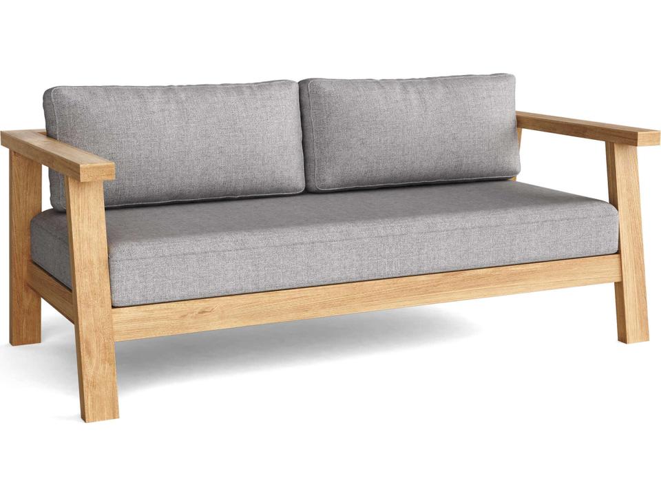 Palermo Teak Deep Seating Loveseat