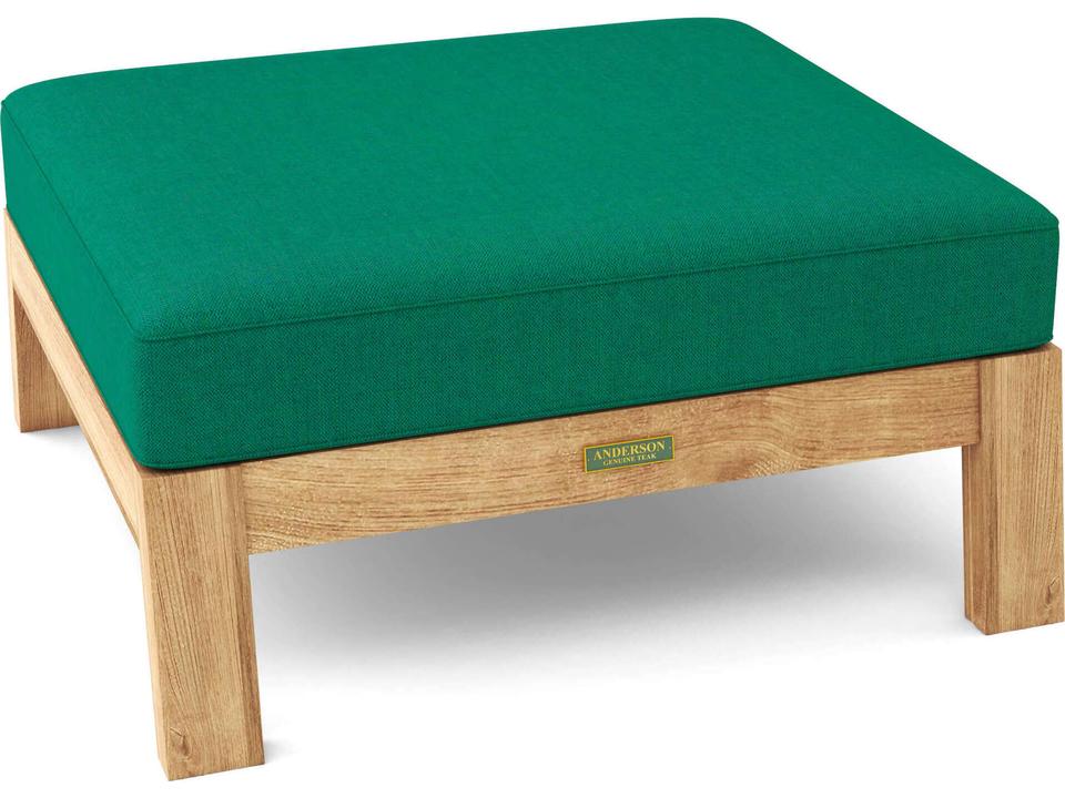 Palermo Deep Seating Teak Patio Ottoman