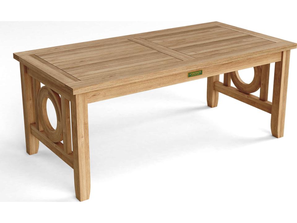 Natsepa Rectangle Coffee Table in Natural Teak Finish