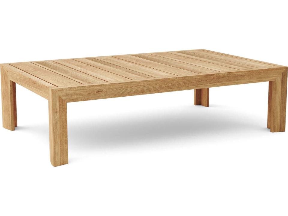 Smyrna Outdoor Teak Coffee Table in Natural Finish