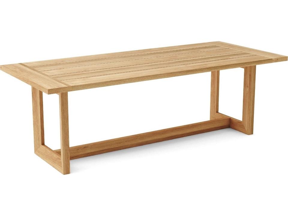 Smyrna 95-Inch Rectangular Teak Outdoor Dining Table