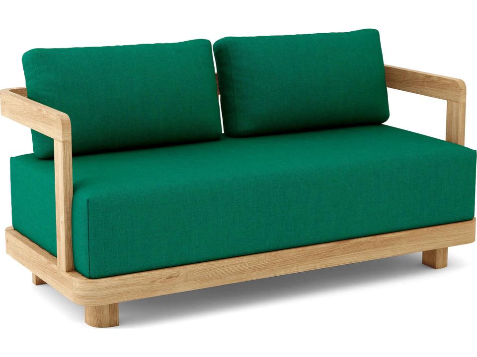 Granada Deep Seating Teak Patio Loveseat