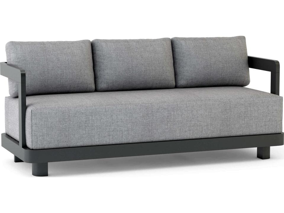 Granada 3-Seater Deep Seating Sofa in Dark Grey