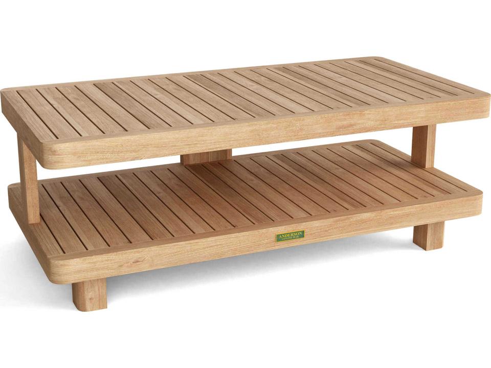 Granada Rectangular Coffee Table in Natural Teak