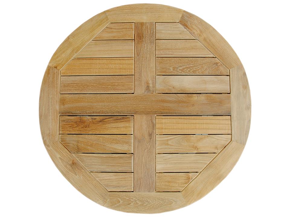 24-Inch Round Lazy Susan with Umbrella Hole