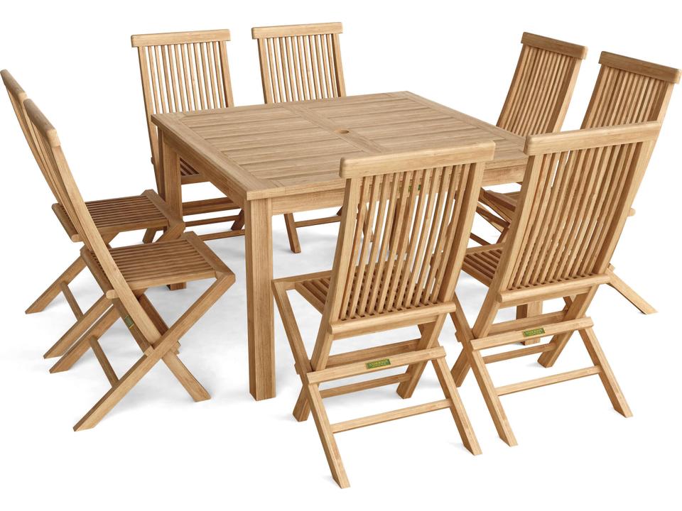9-Piece Windsor Classic Teak Outdoor Dining Set