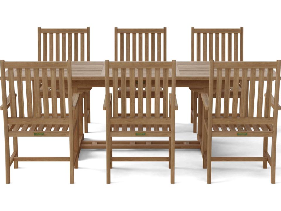 Bahama Wilshire 7-Piece Extension Dining Set
